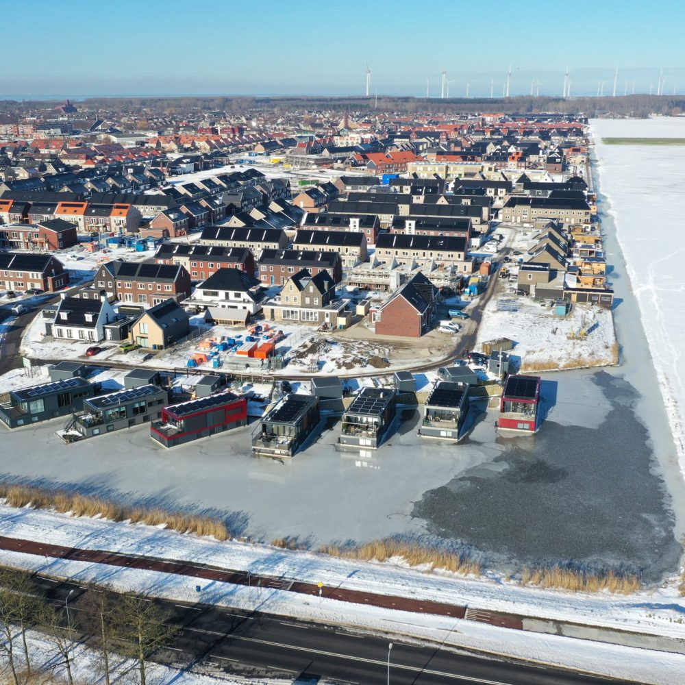 Drijvende woningen Urk